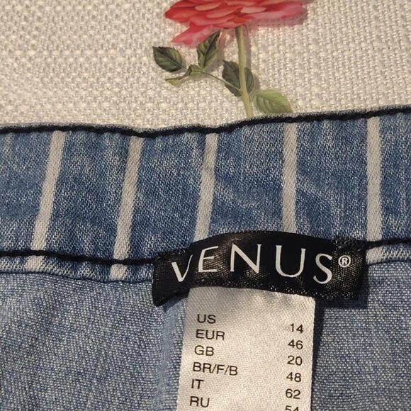 Venus, New, Women's White & Blue, Cargo Style, Mini Skirt, size 14 - Picture 3 of 8